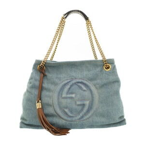 Gucci Soho Chain Tote pebbled leather Shoulder Bag